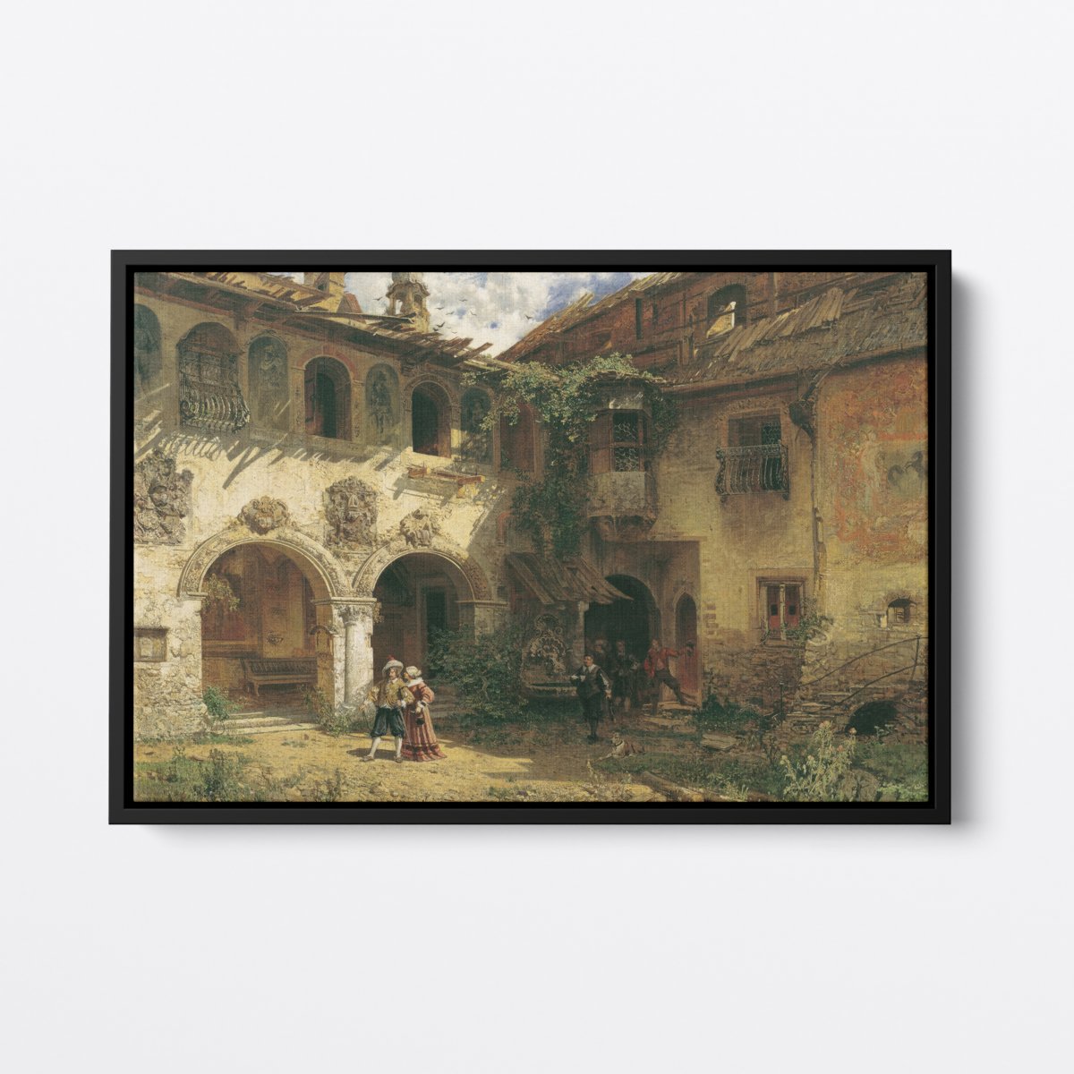 Drama in the Villa | Robert Russ | Ave Legato | Canvas Art Prints | Vintage Artwork