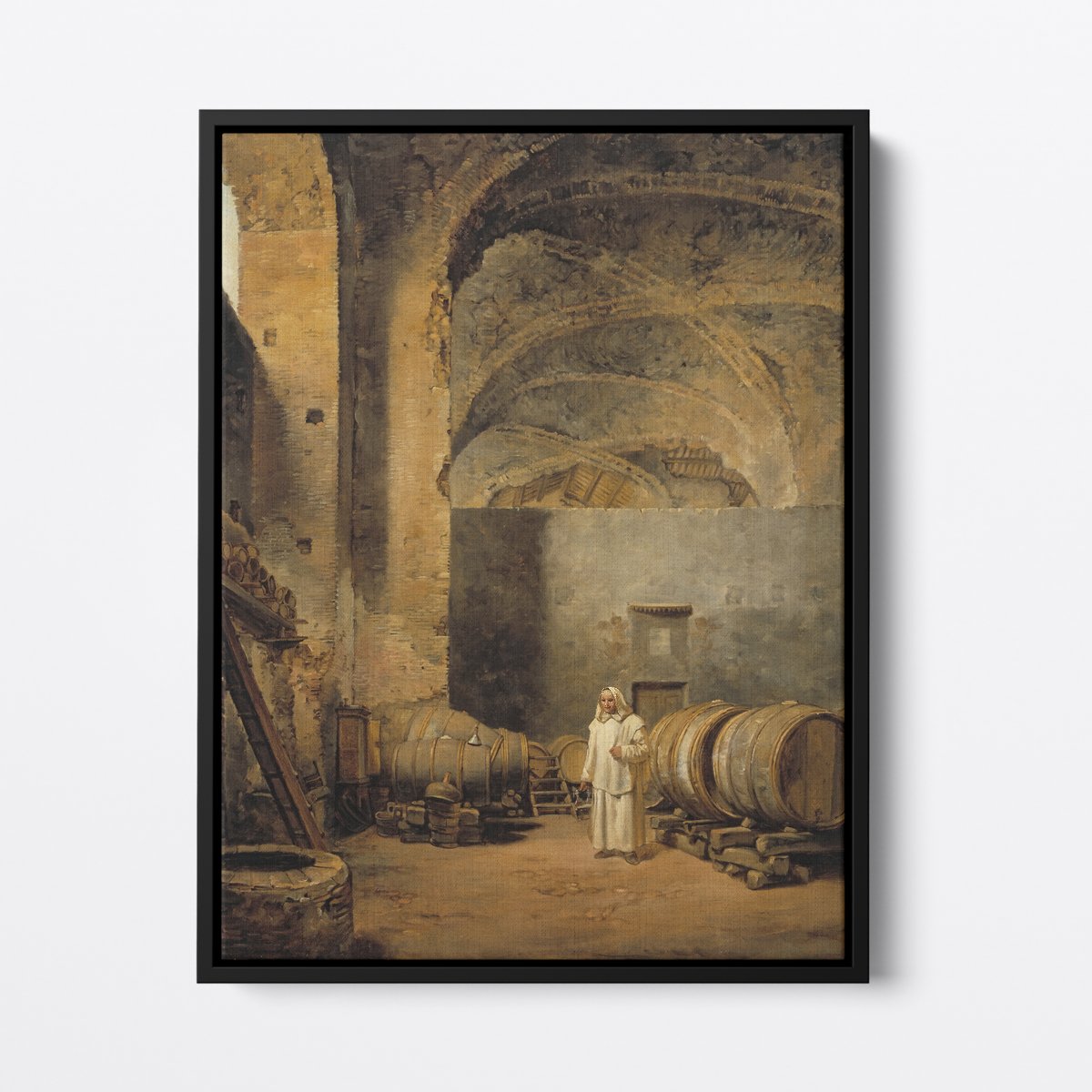 Monk In A Wine Cellar | Alexander Lauréus | Ave Legato Art Prints