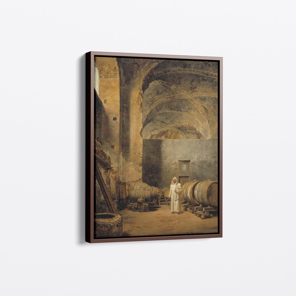 Monk In A Wine Cellar | Alexander Lauréus | Ave Legato Art Prints