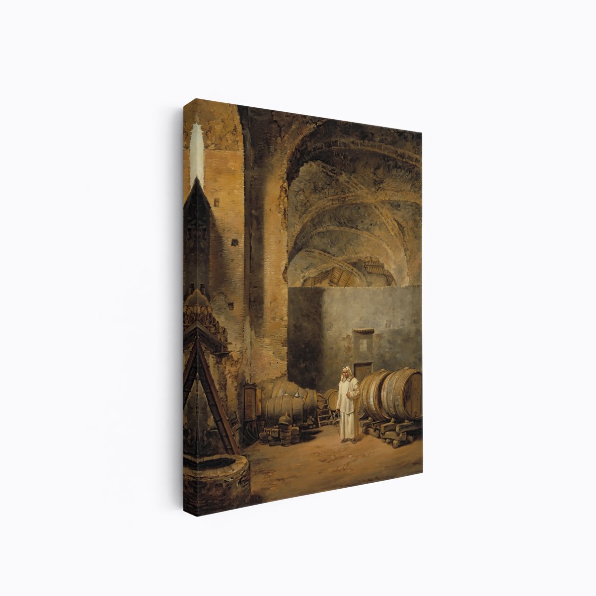 Monk In A Wine Cellar | Alexander Lauréus | Ave Legato Art Prints