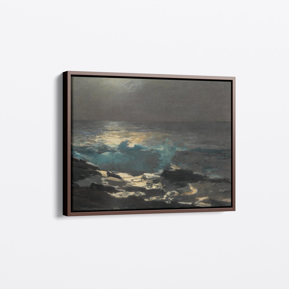 Moonlight at Sea | Winslow Homer | Ave Legato | Canvas Art Prints | Vintage Artwork