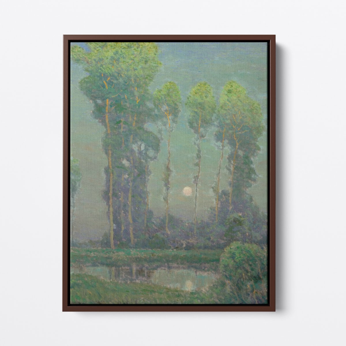 Moonrise Among Trees | Charles Eaton | Ave Legato | Canvas Art Prints | Vintage Artwork
