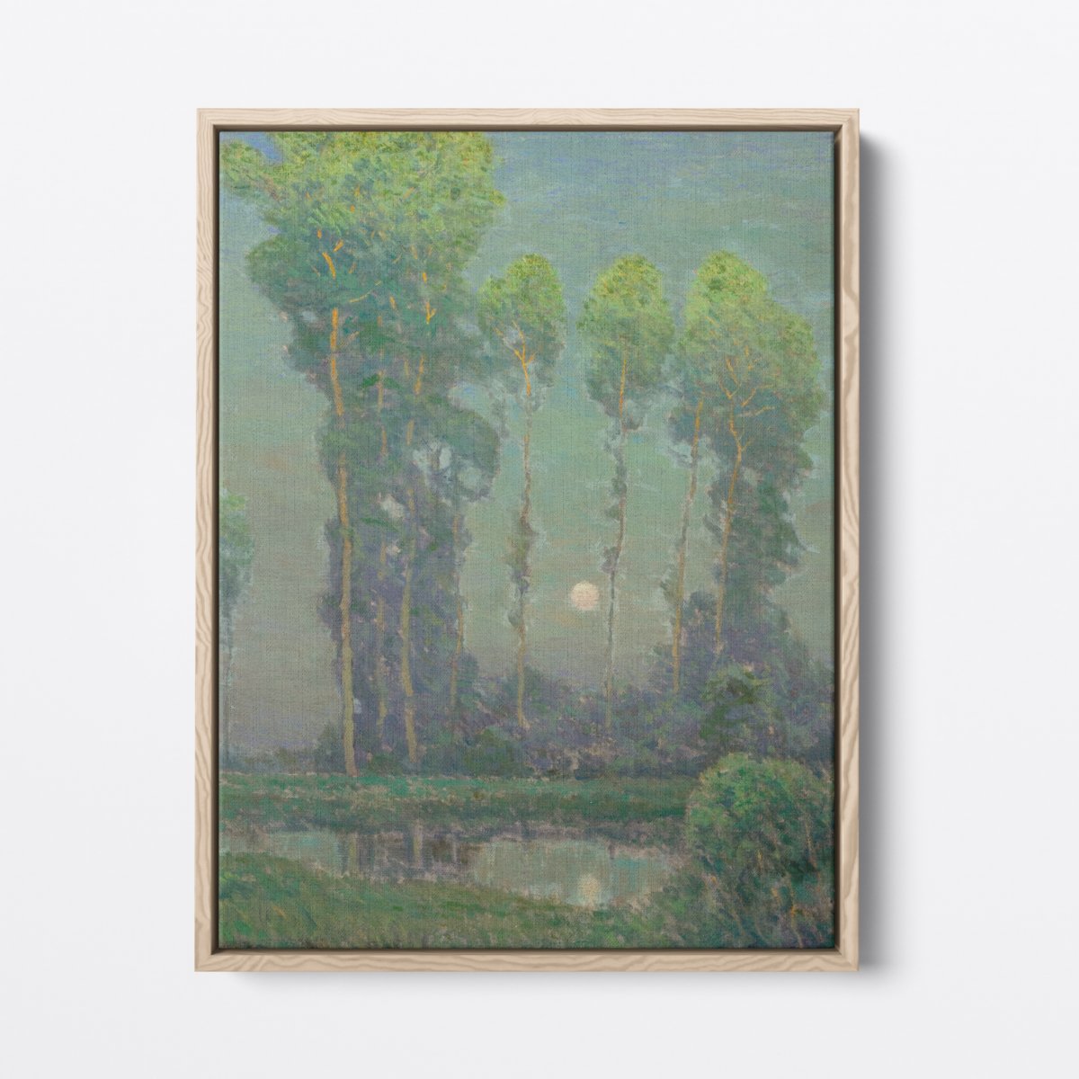 Moonrise Among Trees | Charles Eaton | Ave Legato | Canvas Art Prints | Vintage Artwork