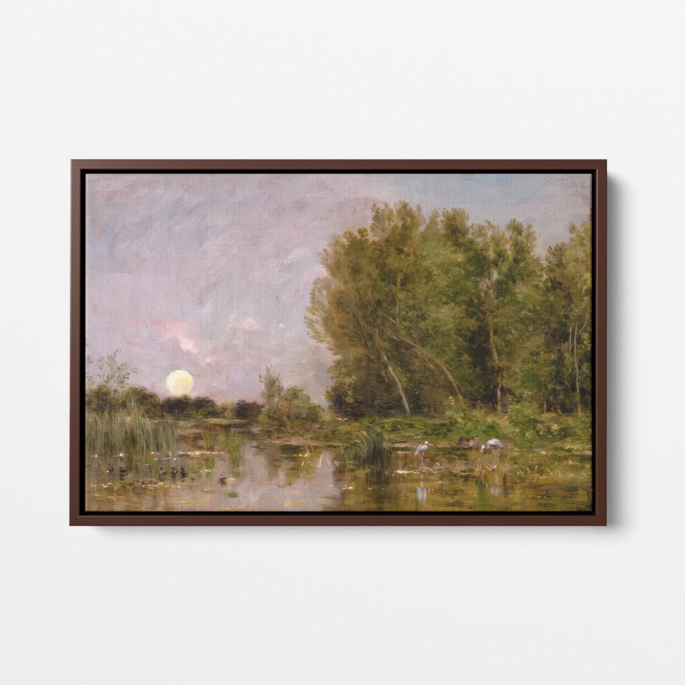 Moonrise | Charles Daubigny | Ave Legato | Canvas Art Prints | Vintage Artwork