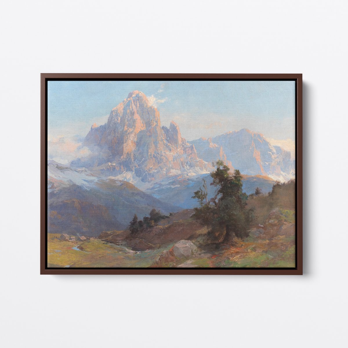 Mount Sassolungo | Edward Compton | Ave Legato | Canvas Art Prints | Vintage Artwork