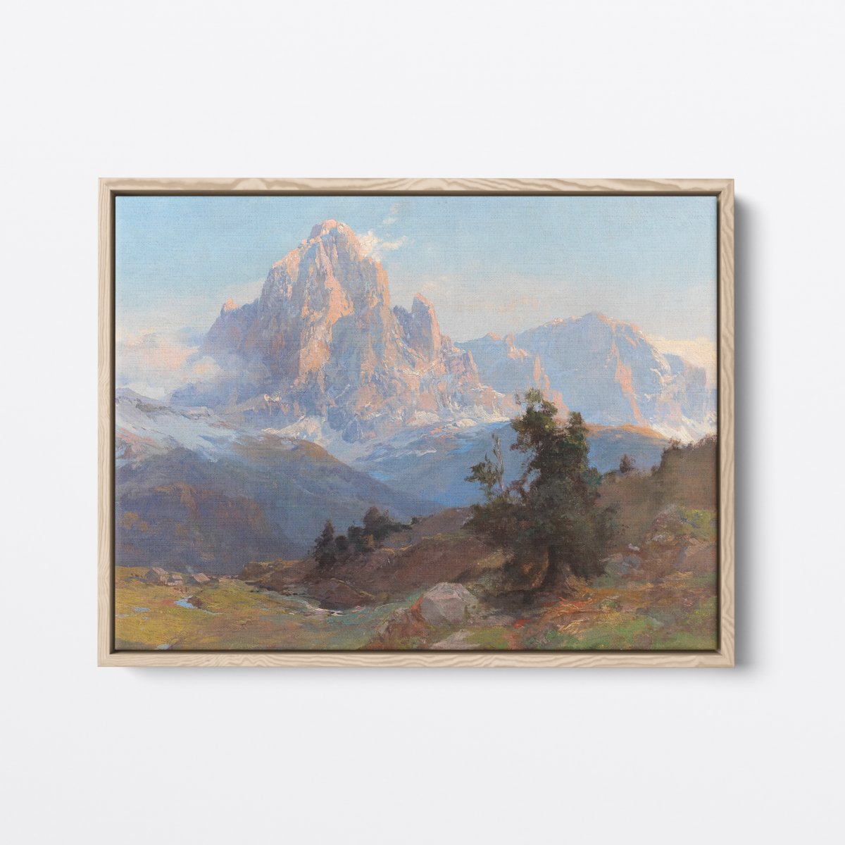 Mount Sassolungo | Edward Compton | Ave Legato | Canvas Art Prints | Vintage Artwork