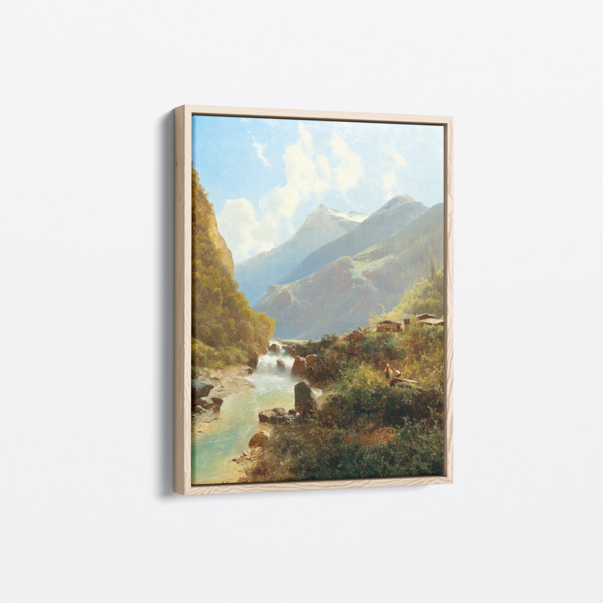 Mountain Torrent | Leopold Vöscher | Ave Legato | Canvas Art Prints | Vintage Artwork