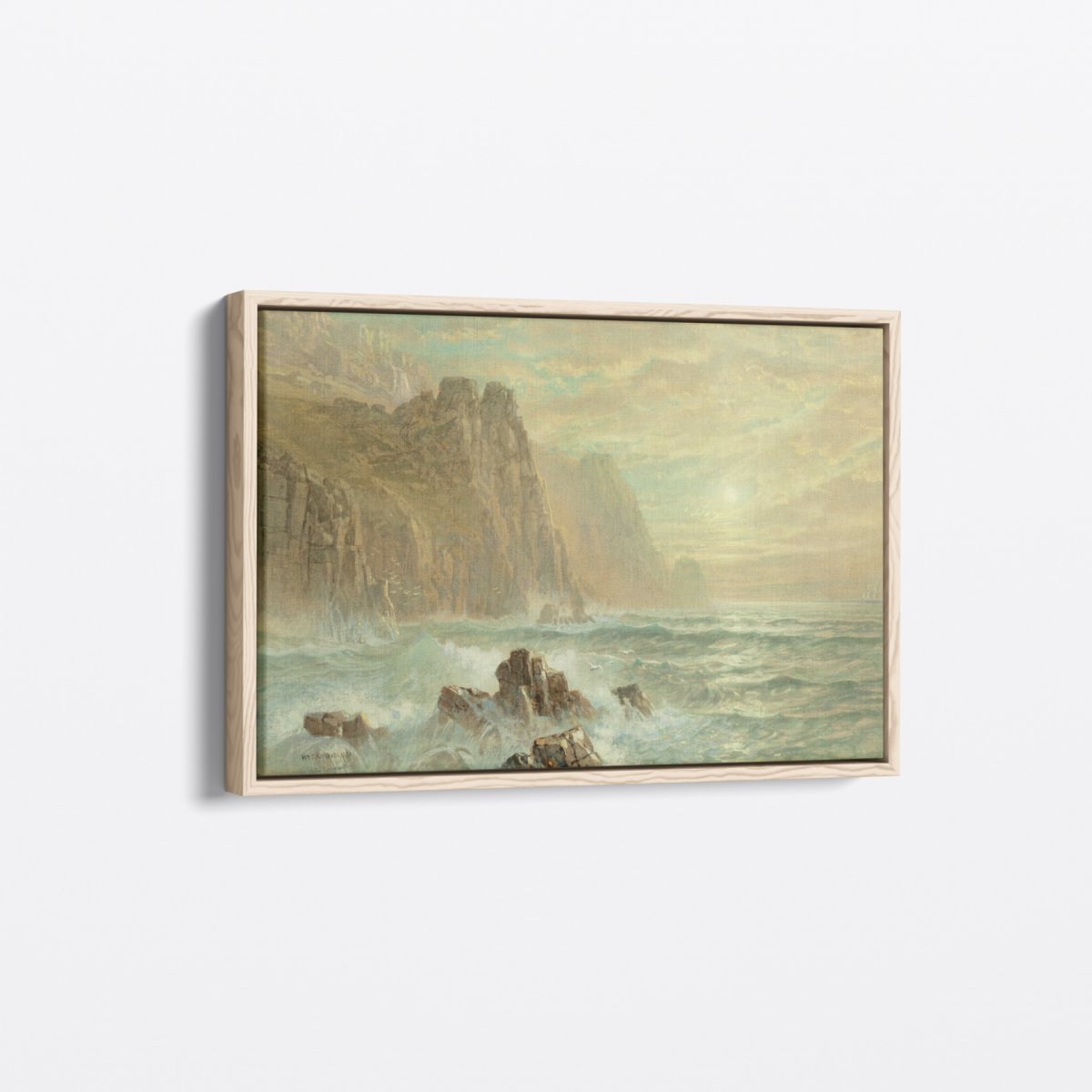 Cliff Coast, Waves at Lands End | William Richards | Ave Legato Art Prints