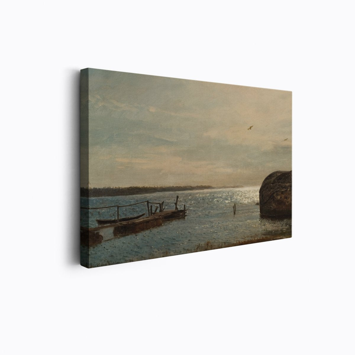 Near the Wooden Pier | Amaldus Nielsen | Ave Legato | Canvas Art Prints | Vintage Artwork