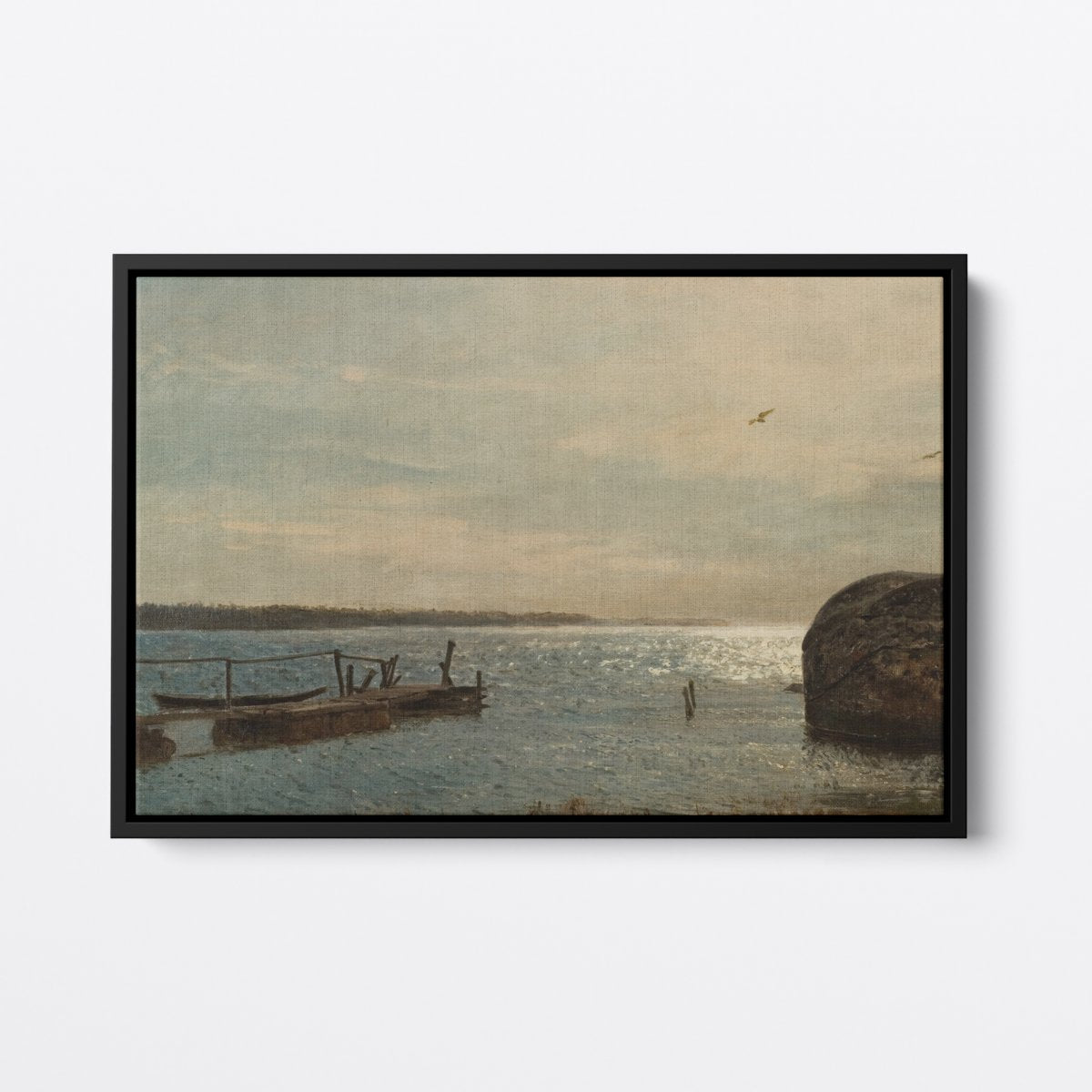 Near the Wooden Pier | Amaldus Nielsen | Ave Legato | Canvas Art Prints | Vintage Artwork