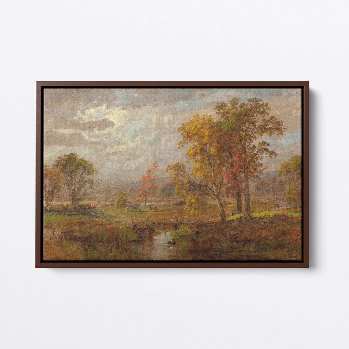 New England Autumn | Jasper Cropsey | Ave Legato | Canvas Art Prints | Vintage Artwork