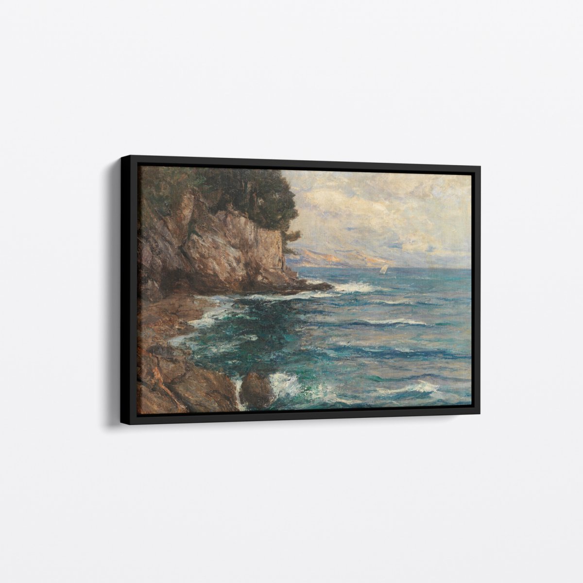 Off the Coast of Capri | Menci Crnčić | Ave Legato | Canvas Art Prints | Vintage Artwork
