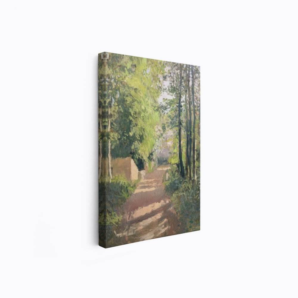 On A Sidepath | Gustave Caillebotte | Ave Legato | Canvas Art Prints | Vintage Artwork