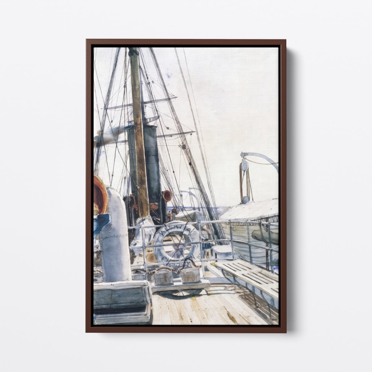 On the Deck | Childe Hassam | Ave Legato | Canvas Art Prints | Vintage Artwork