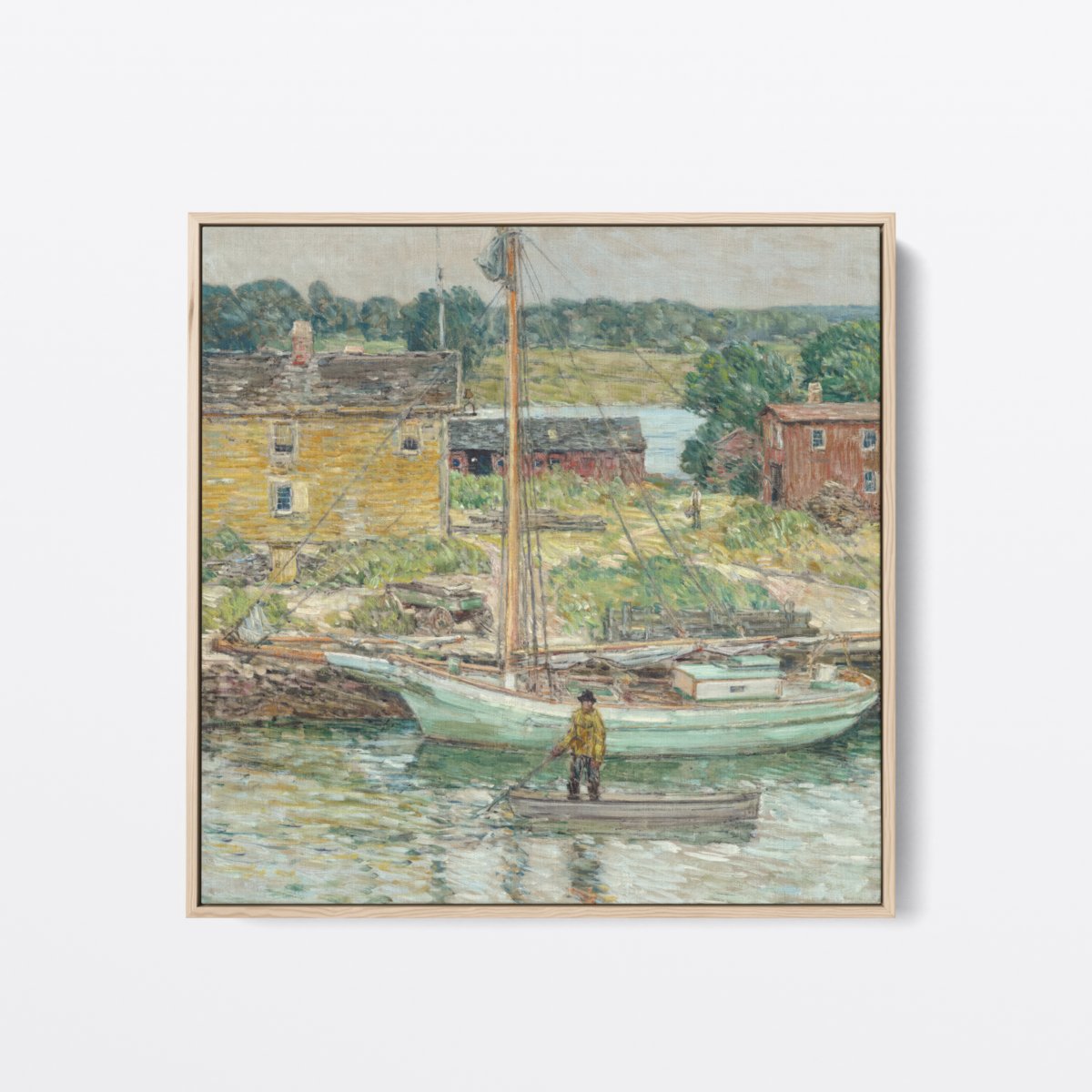 Oyster Sloop | Childe Hassam | Ave Legato | Canvas Art Prints | Vintage Artwork