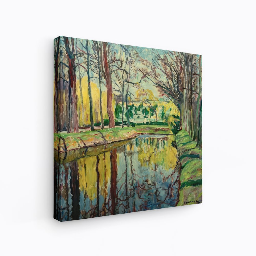 Park Pond | Philipp Franck | Ave Legato | Canvas Art Prints | Vintage Artwork