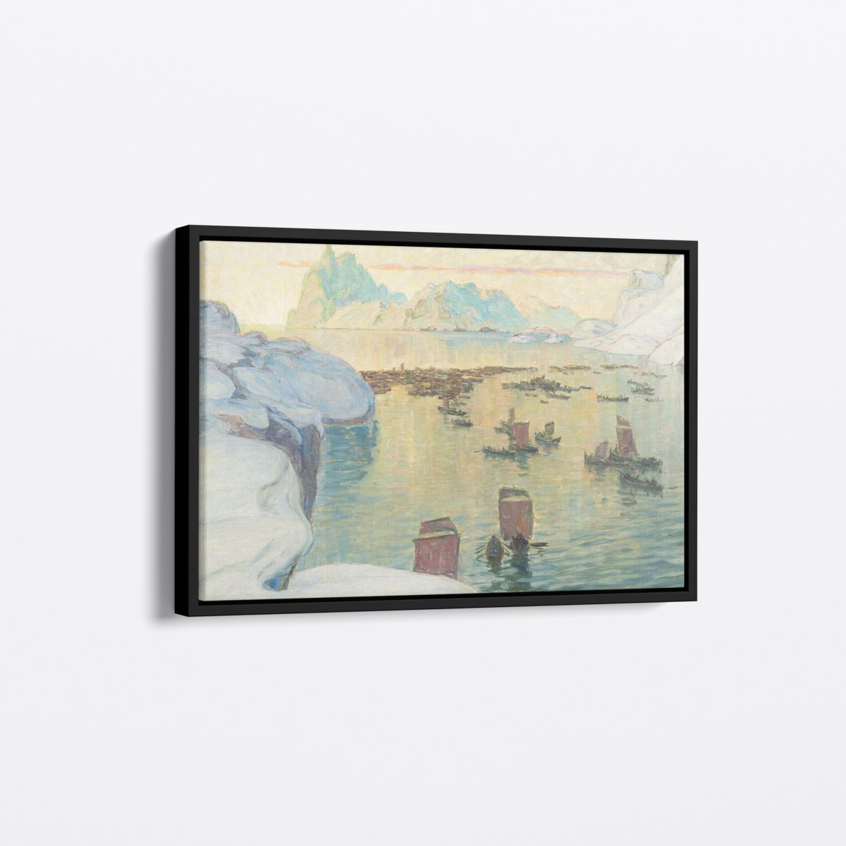 Polar Fishing Fleet | Anna Boberg | Ave Legato | Canvas Art Prints | Vintage Artwork