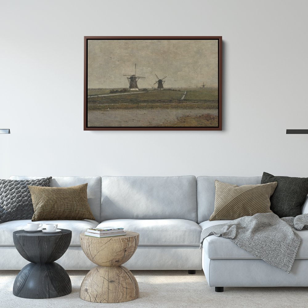 Polder With Mills, Netherlands | Paul Gabriël | Ave Legato Art Prints