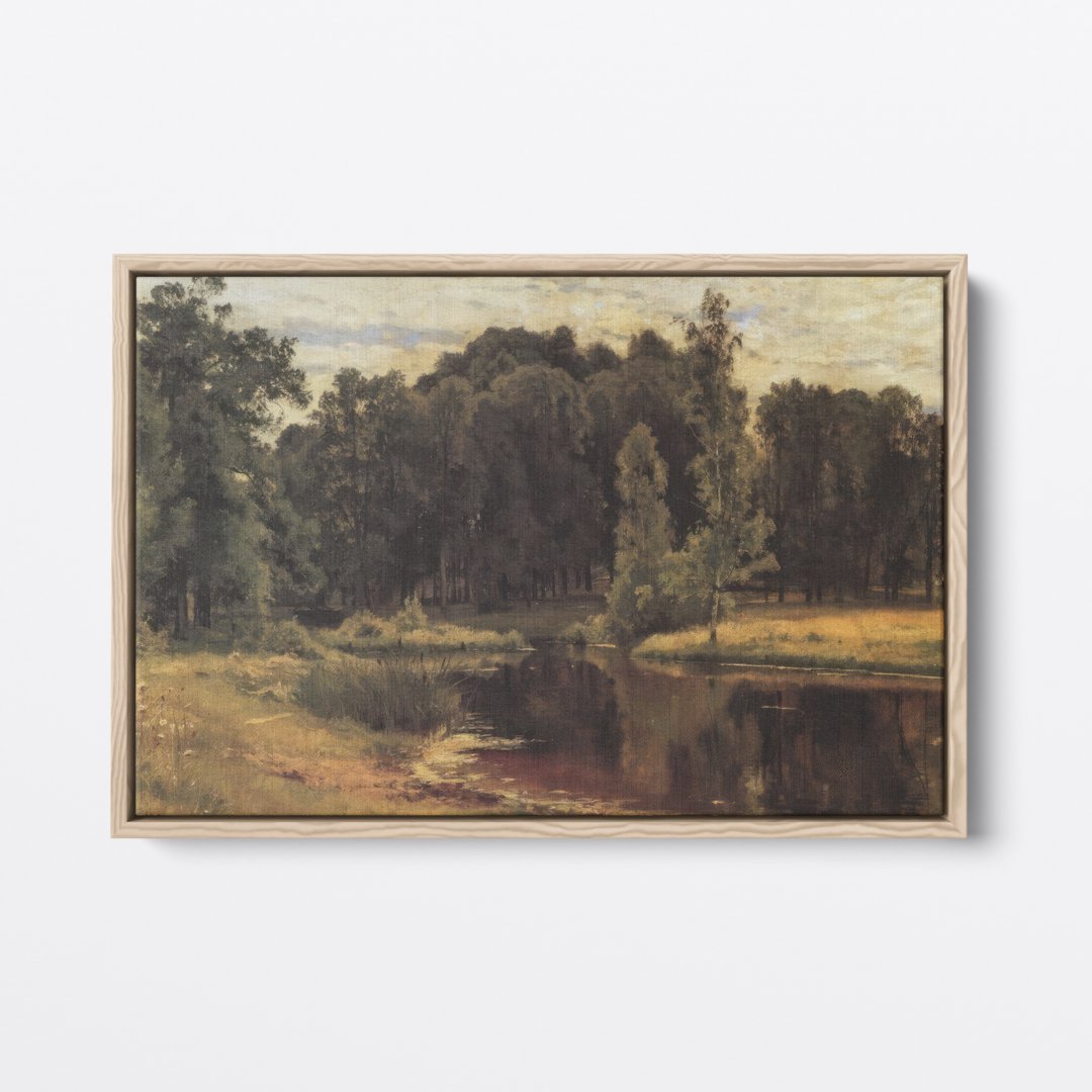 Pond In An Old Park | Ivan Shishkin | Ave Legato | Canvas Art Prints | Vintage Artwork