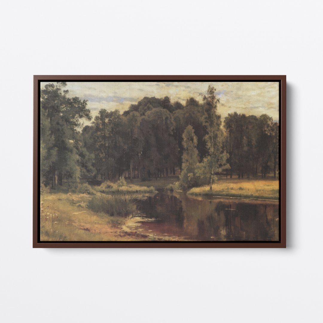 Pond In An Old Park | Ivan Shishkin | Ave Legato | Canvas Art Prints | Vintage Artwork
