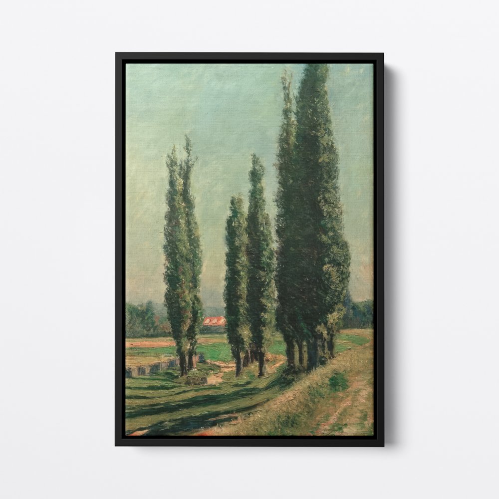 Poplars in the Field | Gustave Caillebotte | Ave Legato | Canvas Art Prints | Vintage Artwork