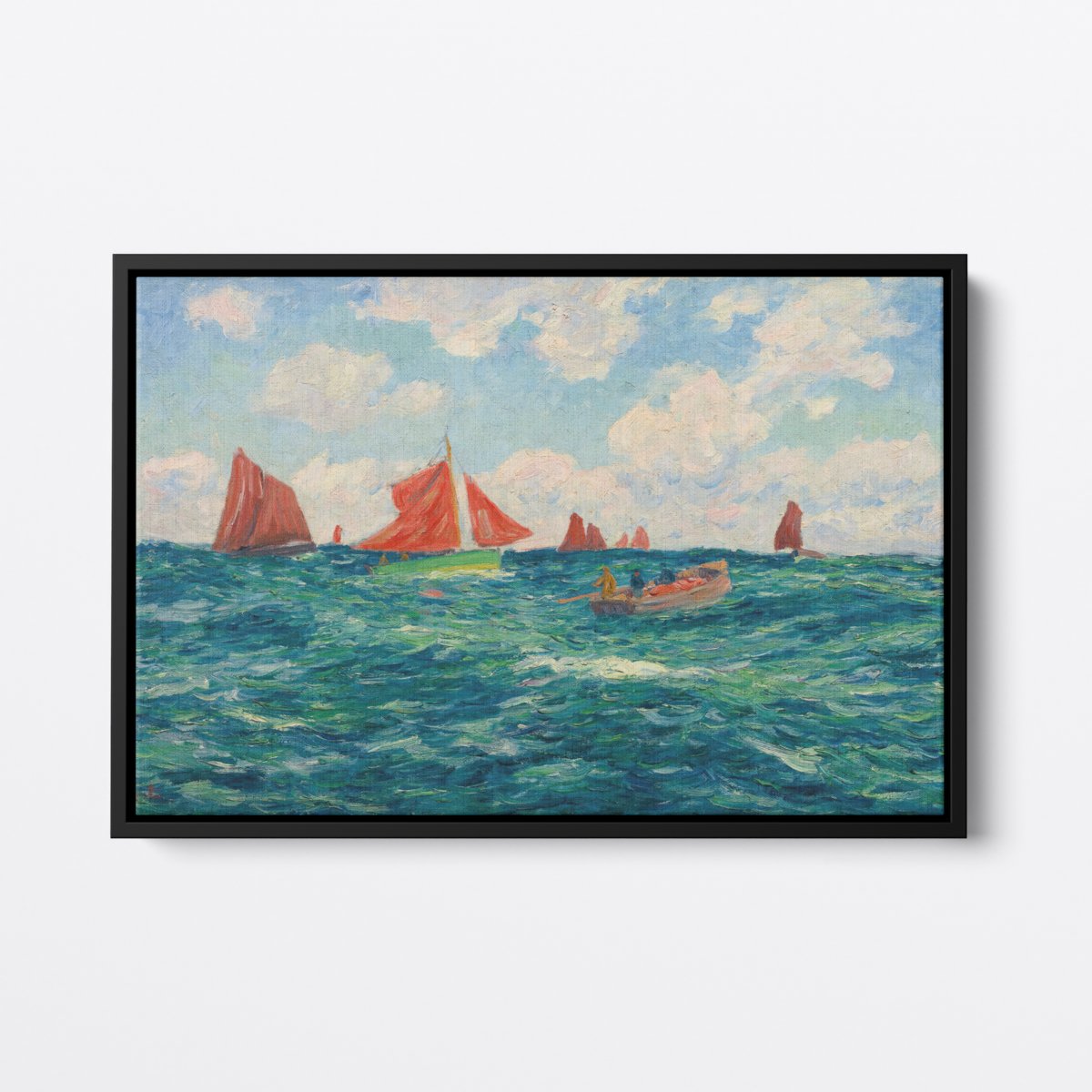 Red Sailboats | Henry Moret | Ave Legato Art Prints