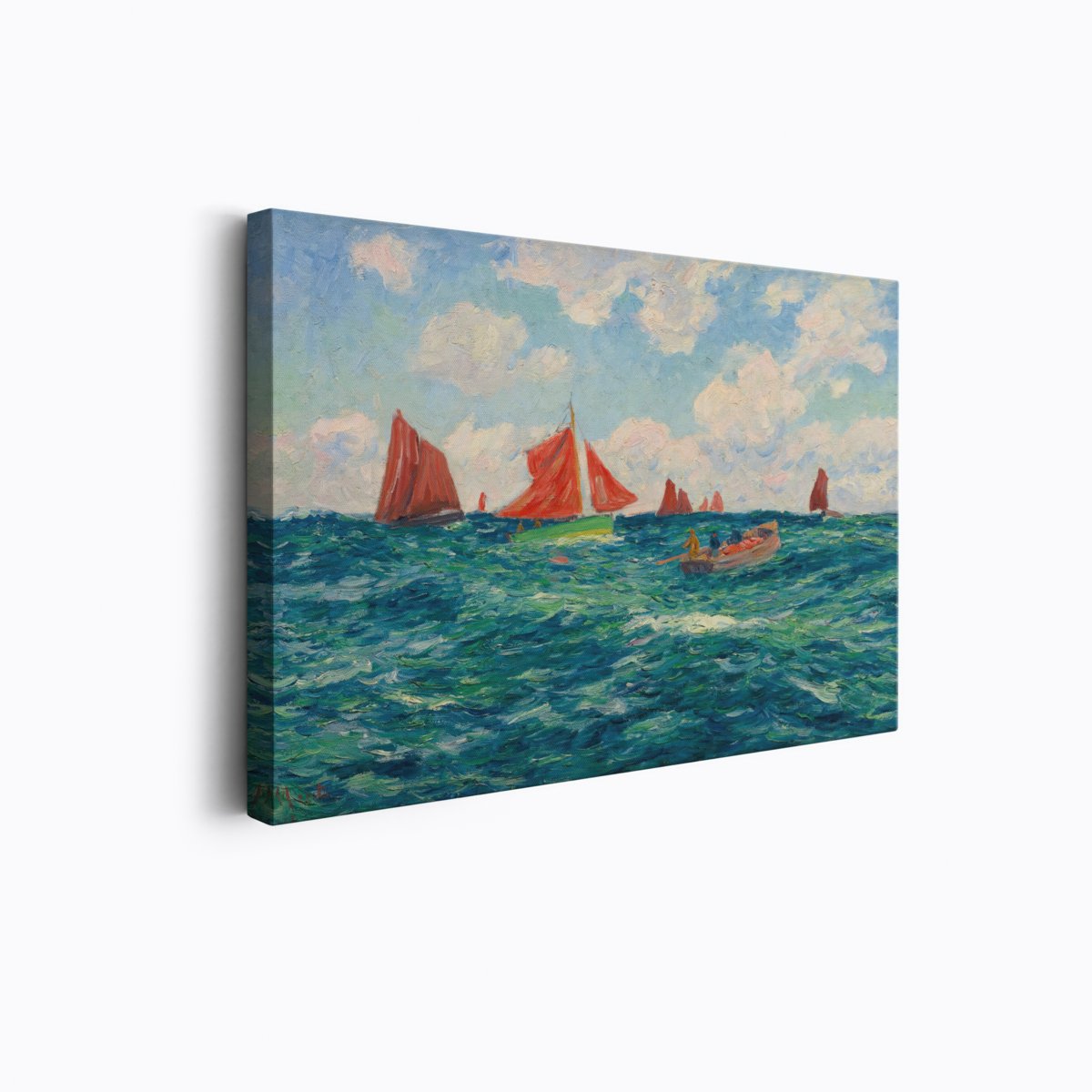 Red Sailboats | Henry Moret | Ave Legato Art Prints