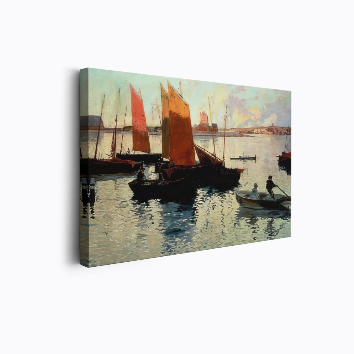 Red Sails at the Port | Charles Cottet | Ave Legato Art Prints