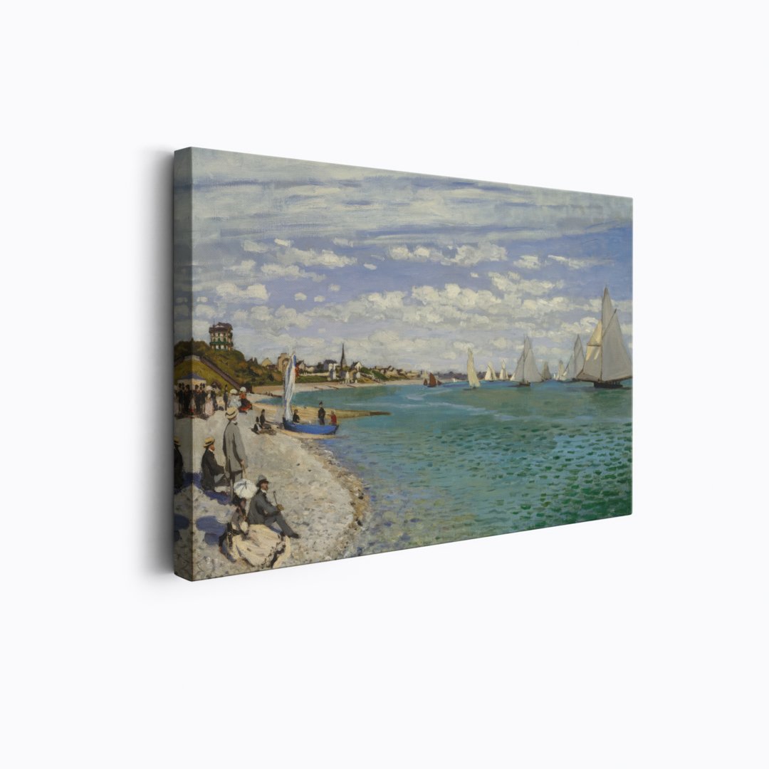 Regatta at Sainte-Adresse | Claude Monet | Ave Legato | Canvas Art Prints | Vintage Artwork