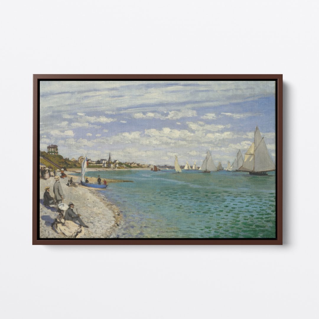 Regatta at Sainte-Adresse | Claude Monet | Ave Legato | Canvas Art Prints | Vintage Artwork