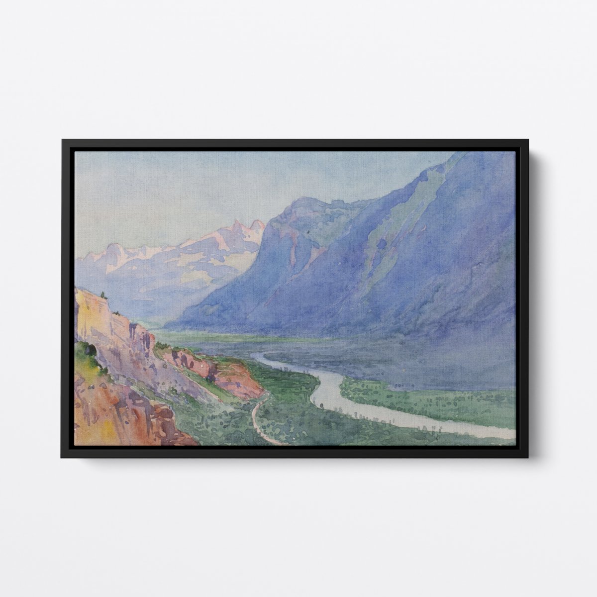 Rhone Valley | George Burr | Ave Legato | Canvas Art Prints | Vintage Artwork