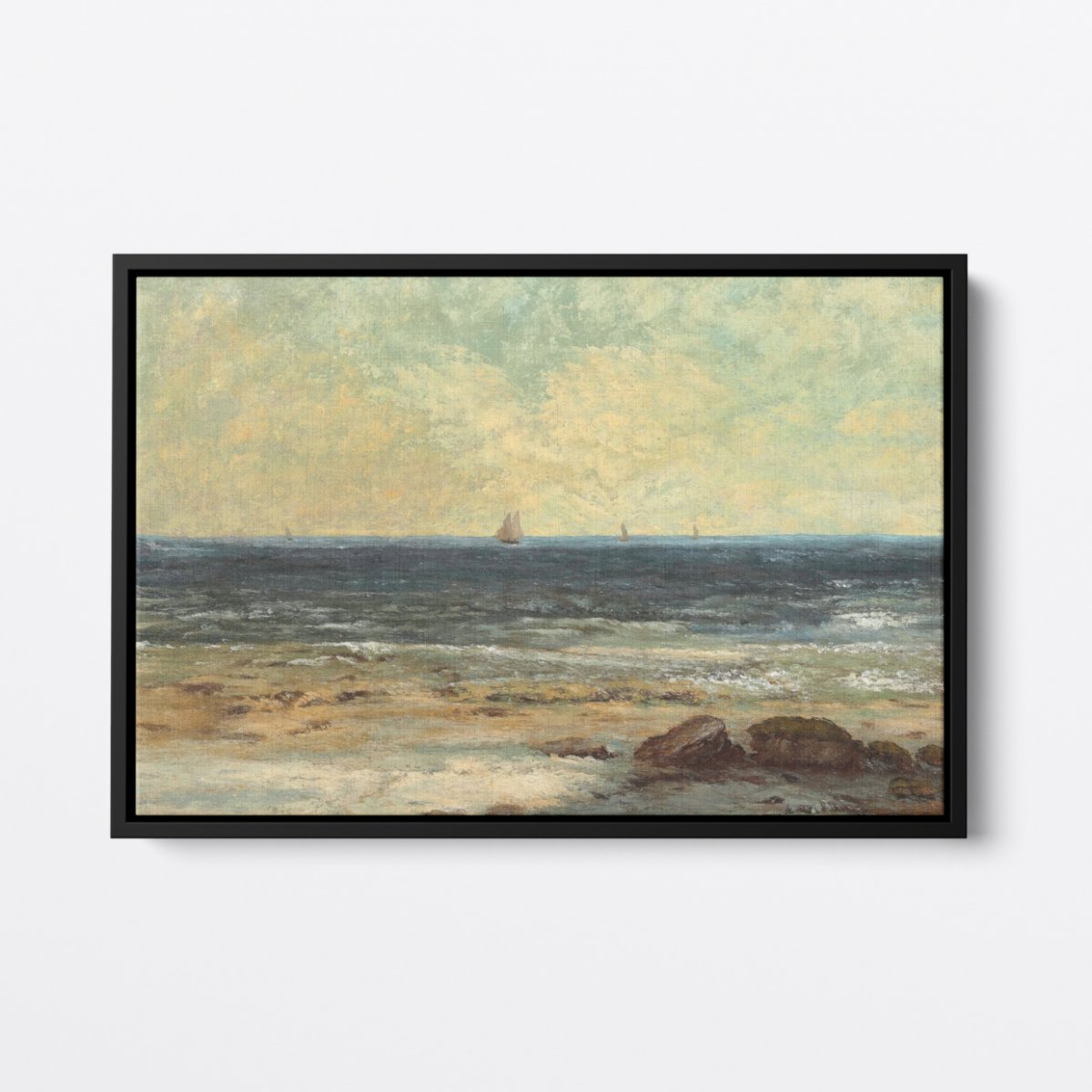 Rising Tide | Gustave Courbet | Ave Legato | Canvas Art Prints | Vintage Artwork