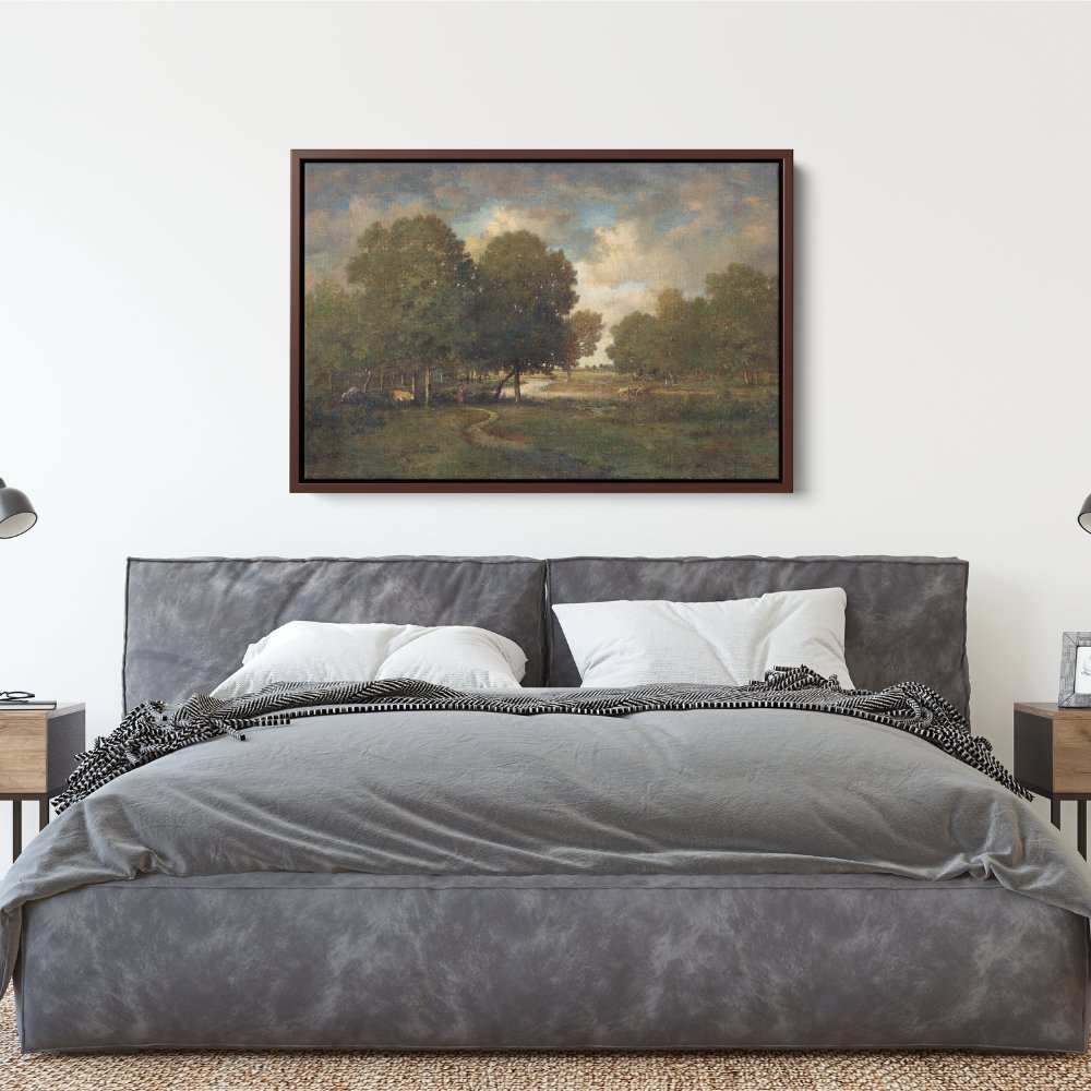 River in the Meadow | Theodore Rousseau | Ave Legato Art Prints