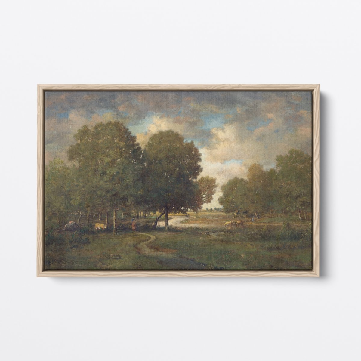 River in the Meadow | Theodore Rousseau | Ave Legato Art Prints