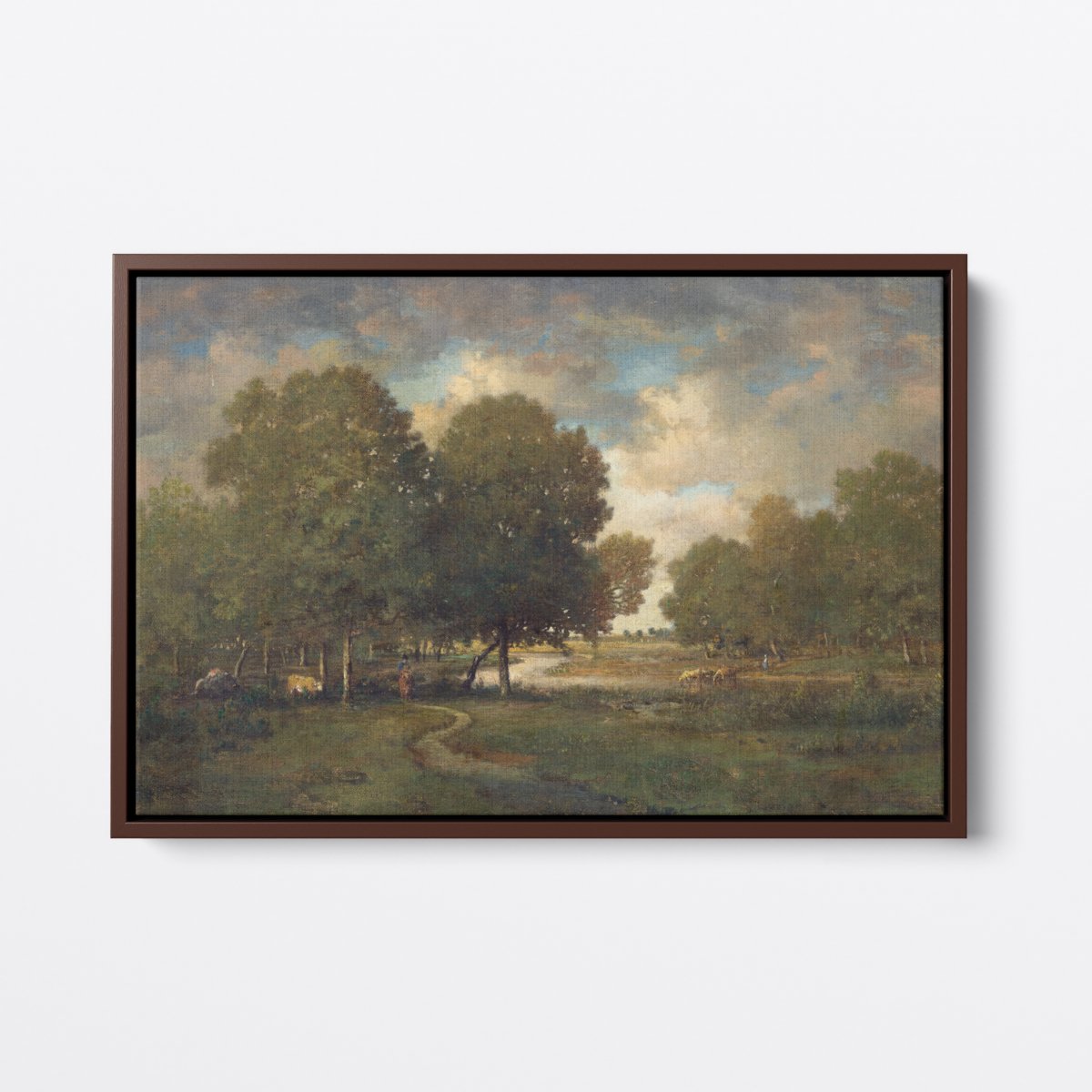 River in the Meadow | Theodore Rousseau | Ave Legato | Canvas Art Prints | Vintage Artwork