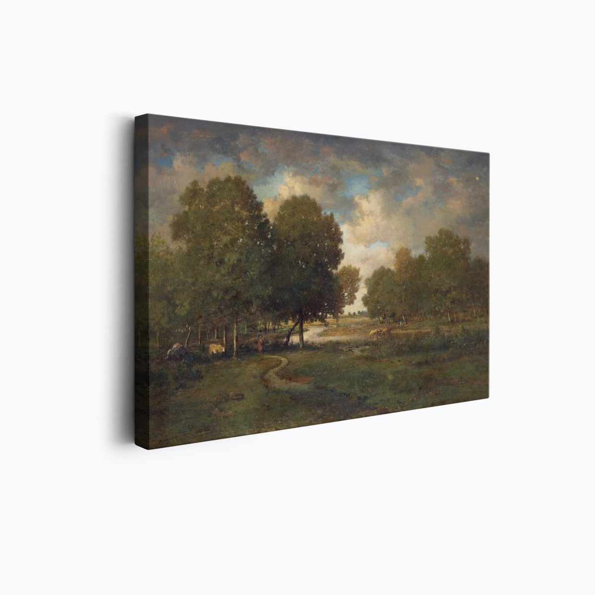 River in the Meadow | Theodore Rousseau | Ave Legato Art Prints