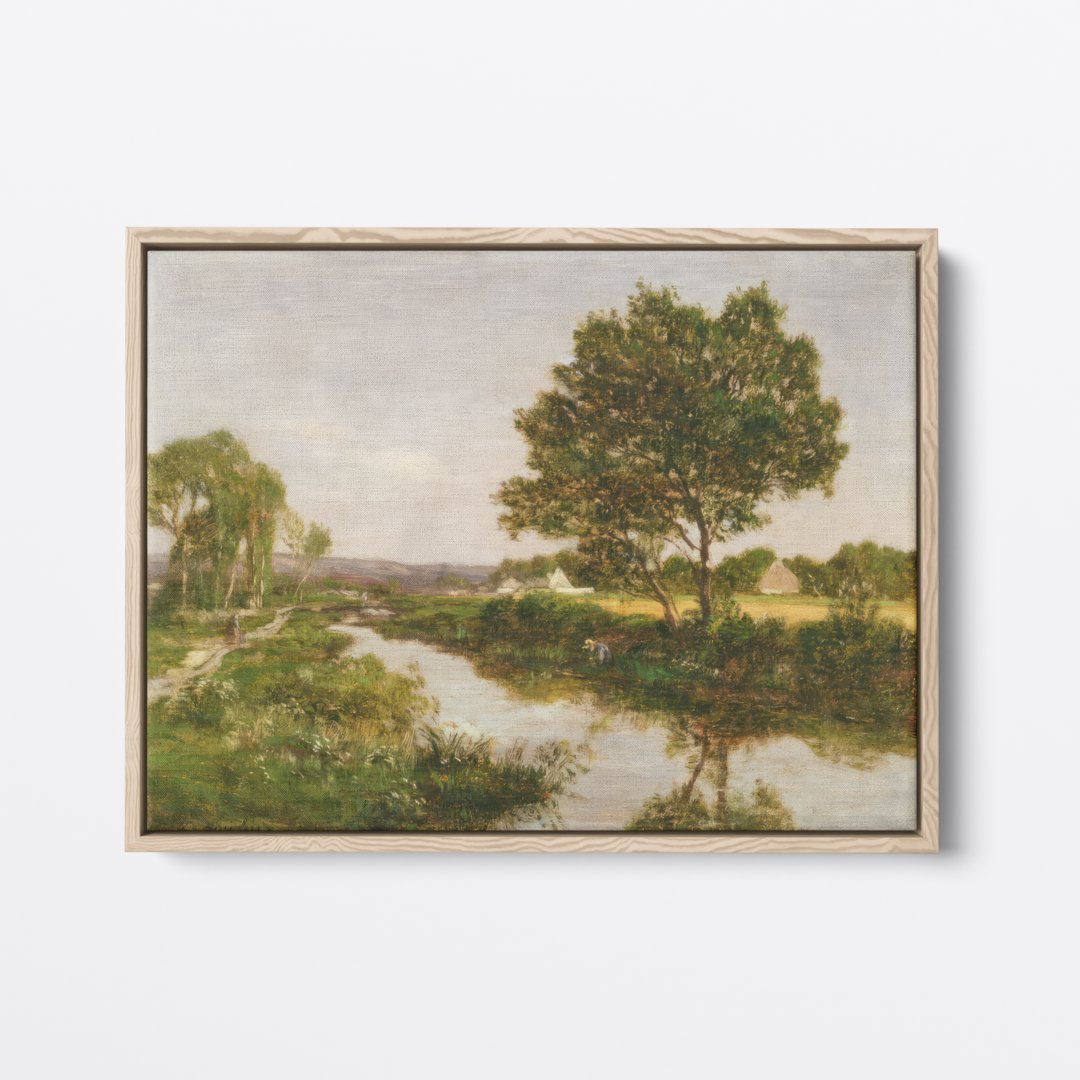 River on the Outskirts of Quimper | Eugène Boudin | Ave Legato | Canvas Art Prints | Vintage Artwork
