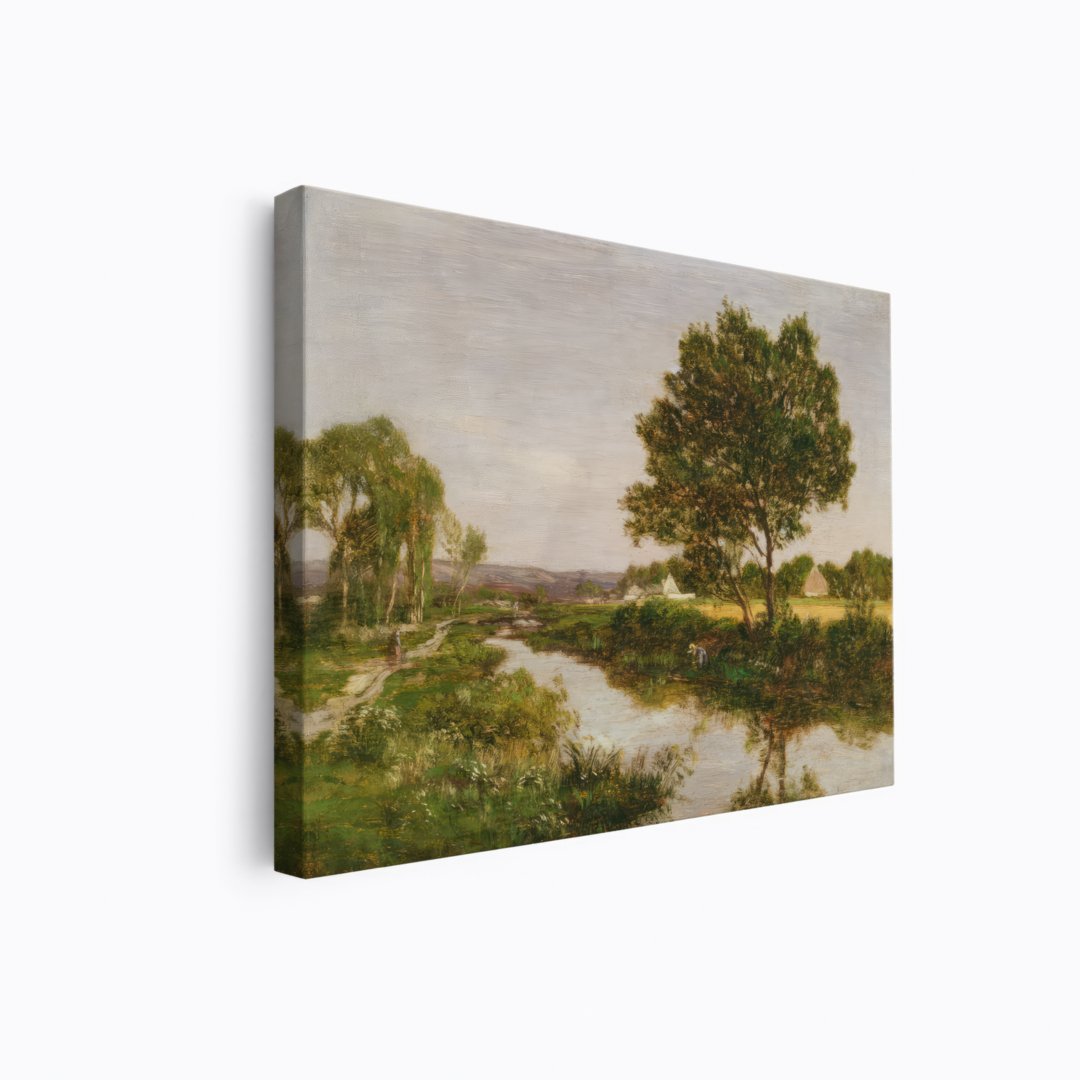 River on the Outskirts of Quimper | Eugène Boudin | Ave Legato | Canvas Art Prints | Vintage Artwork