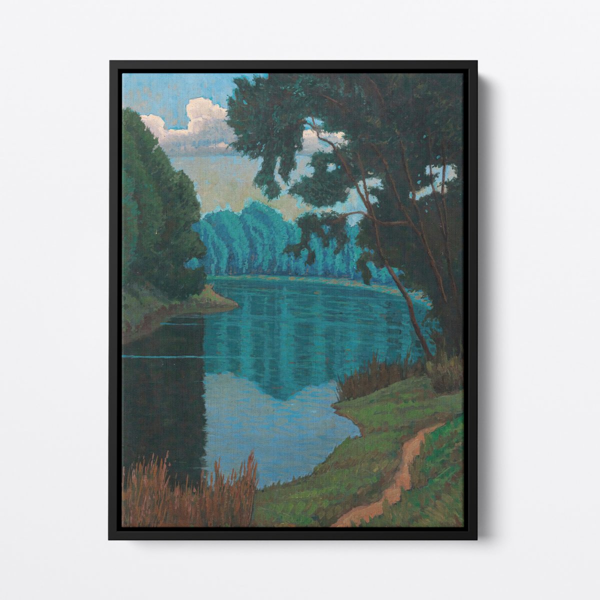 Riverside | Max Kahrer | Ave Legato | Canvas Art Prints | Vintage Artwork