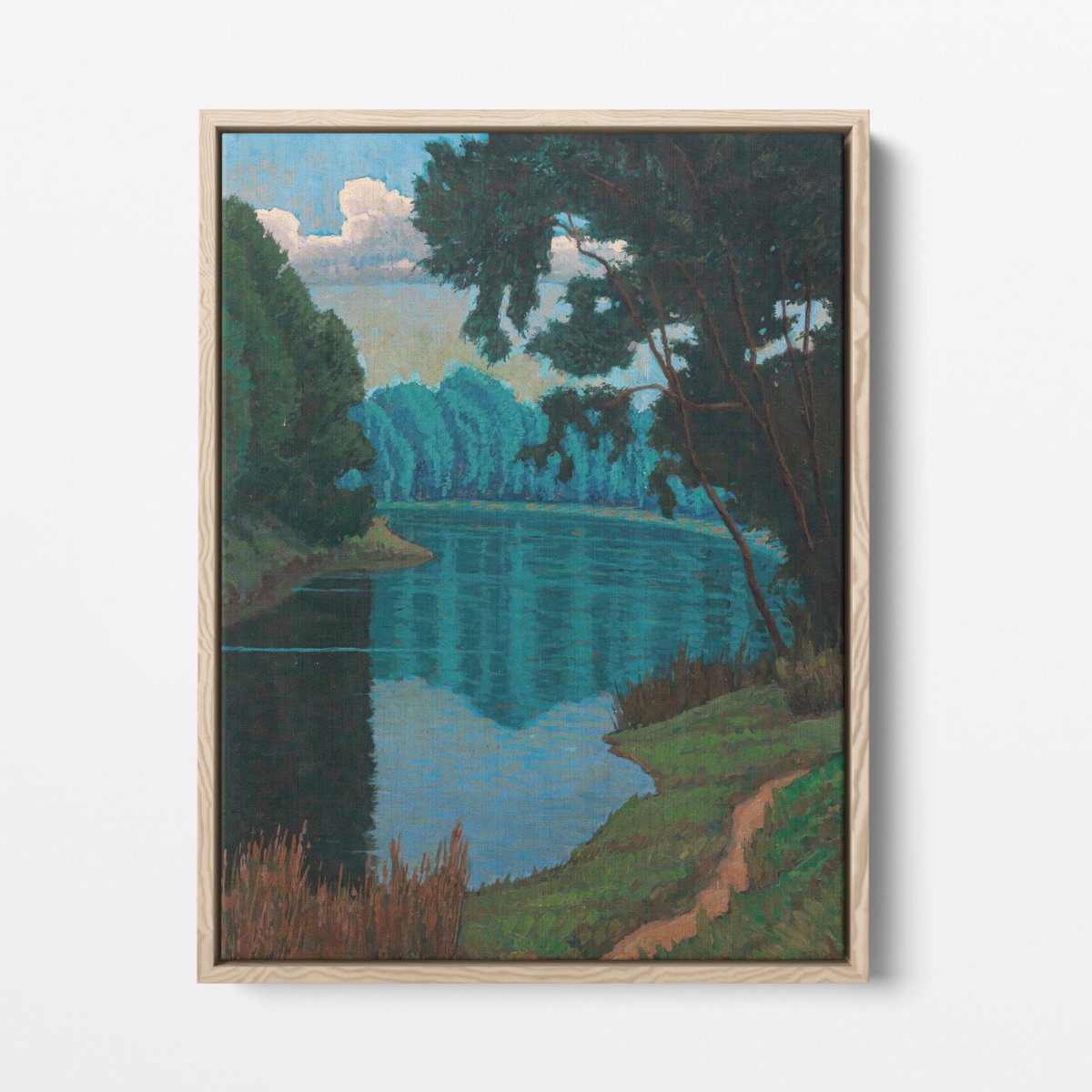 Riverside | Max Kahrer | Ave Legato | Canvas Art Prints | Vintage Artwork