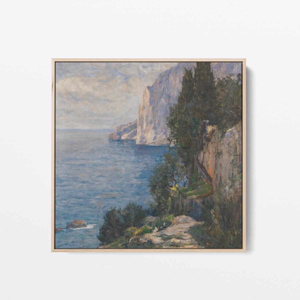 Rocky Coast | Albert Wenk | Ave Legato | Canvas Art Prints | Vintage Artwork