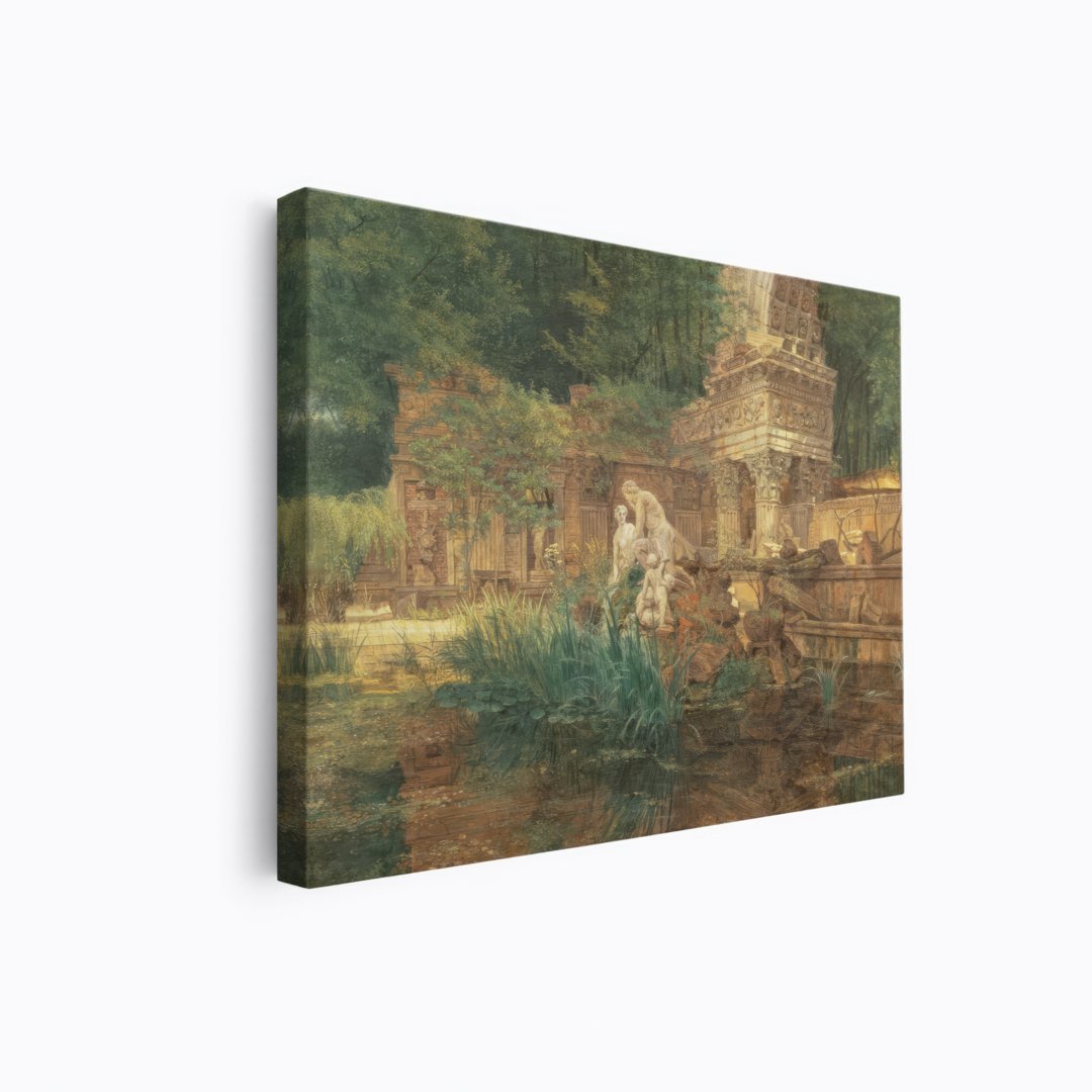 Roman Ruins in the Gardens | Ferdinand Waldmuller | Ave Legato Art Prints