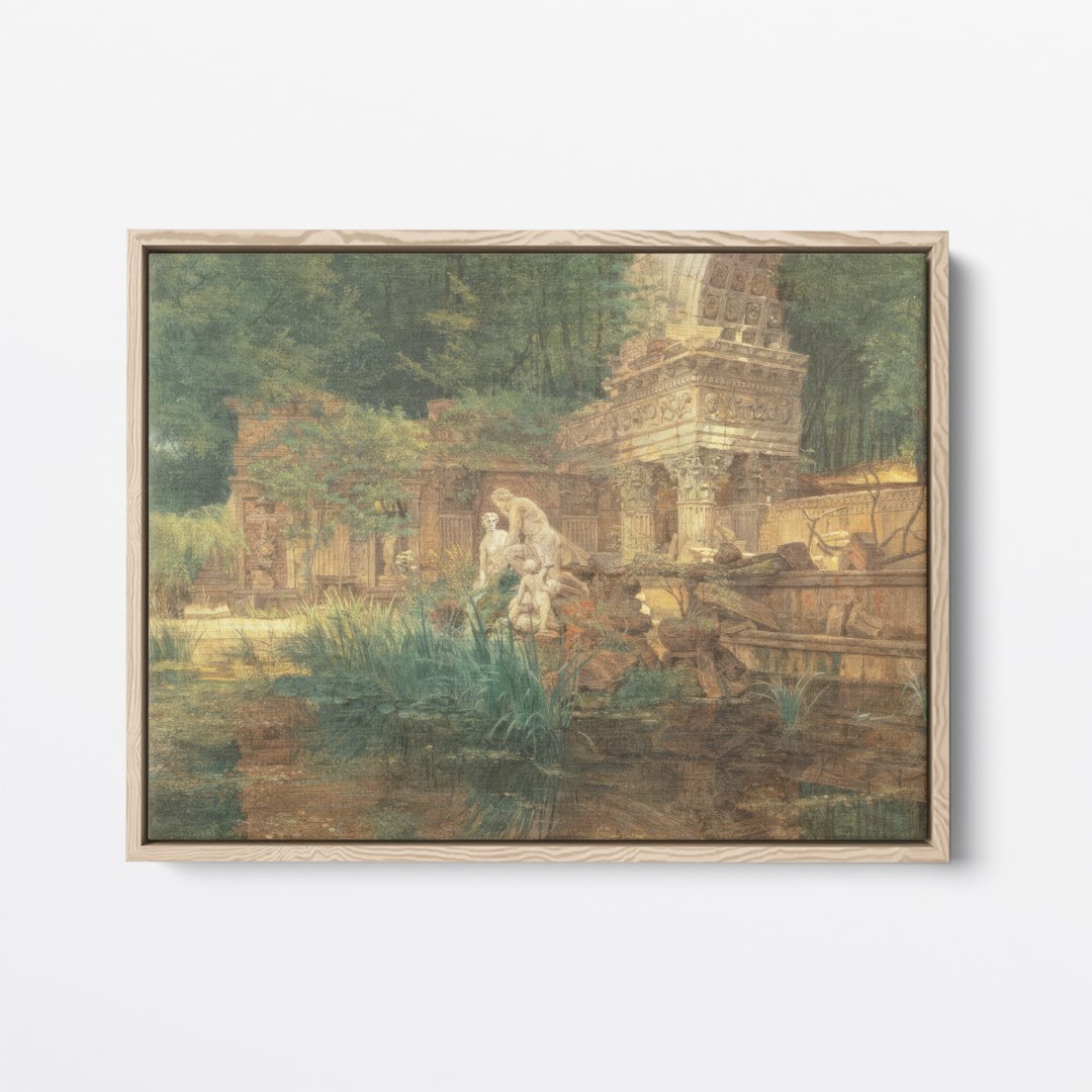 Roman Ruins in the Gardens | Ferdinand Waldmuller | Ave Legato Art Prints