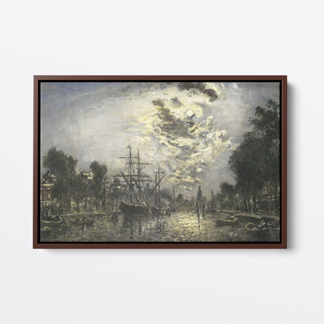 Rotterdam in the Moonlight | Johan Jongkind | Ave Legato Art Prints