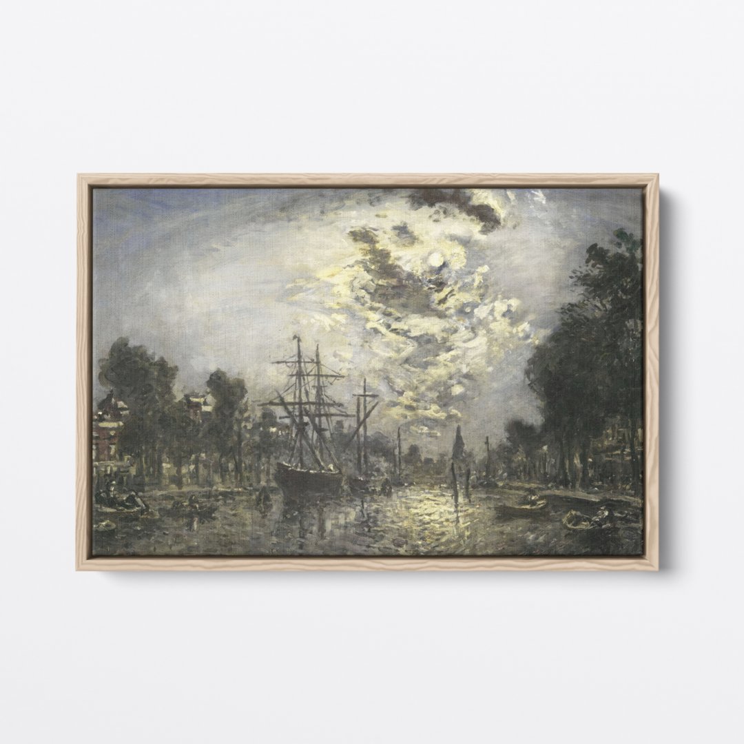 Rotterdam in the Moonlight | Johan Jongkind | Ave Legato Art Prints