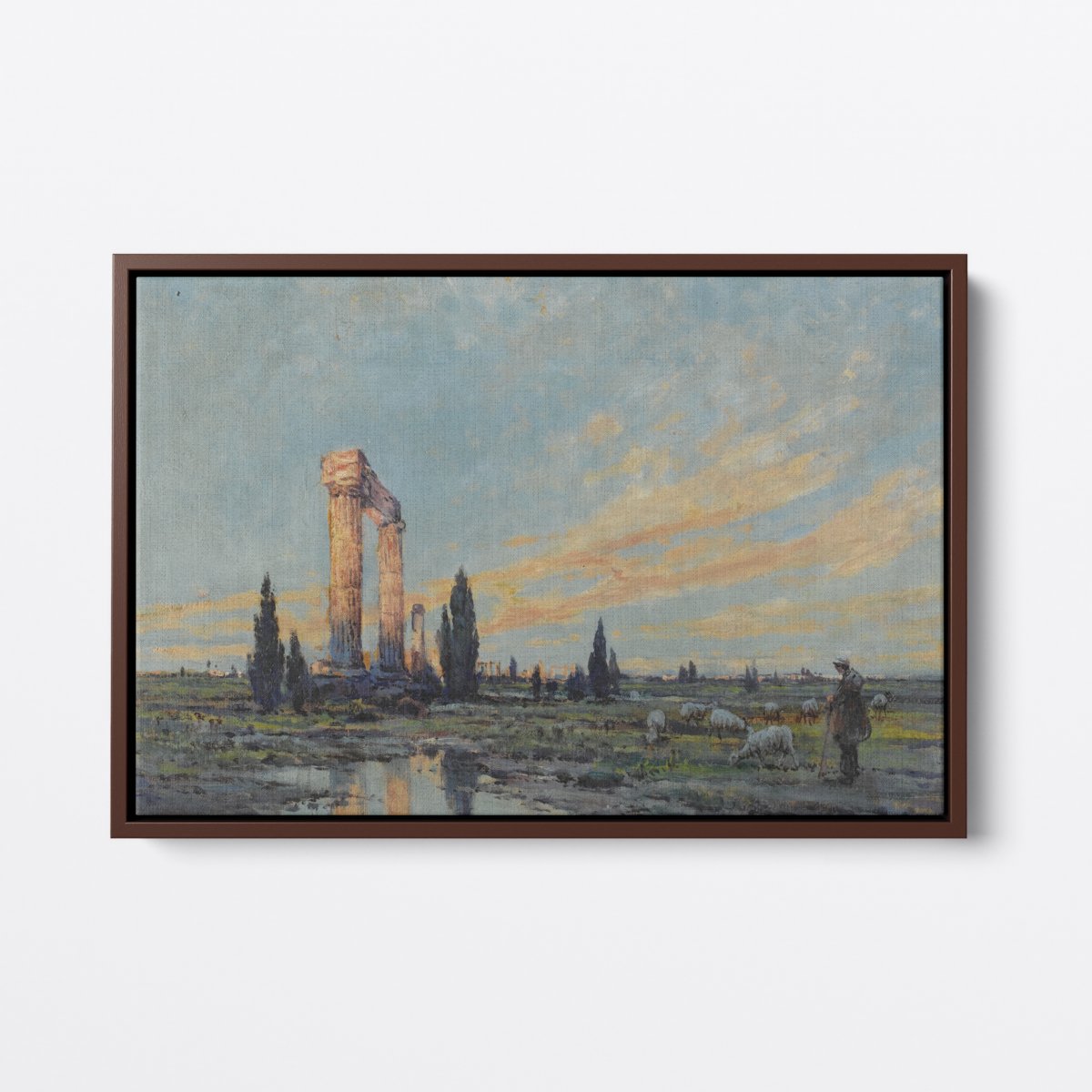 Ruins At Dawn | Arthur Diehl | Ave Legato | Canvas Art Prints | Vintage Artwork