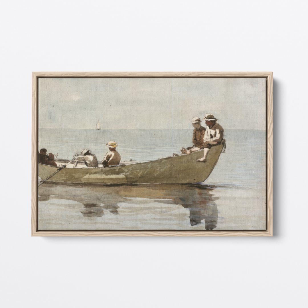 Seven Boys in a Dory | Winslow Homer | Ave Legato | Canvas Art Prints | Vintage Artwork