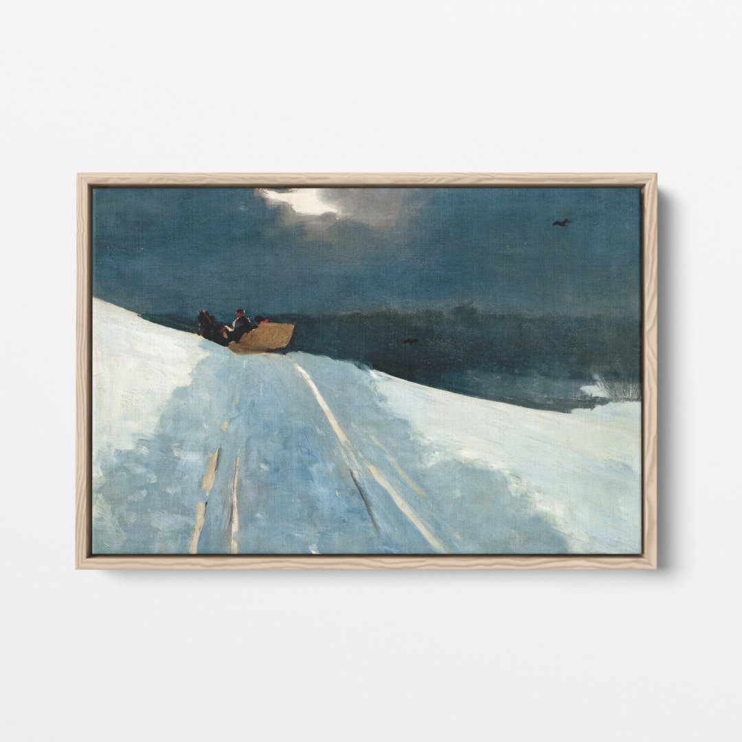 Sleigh Ride | Winslow Homer | Ave Legato | Canvas Art Prints | Vintage Artwork