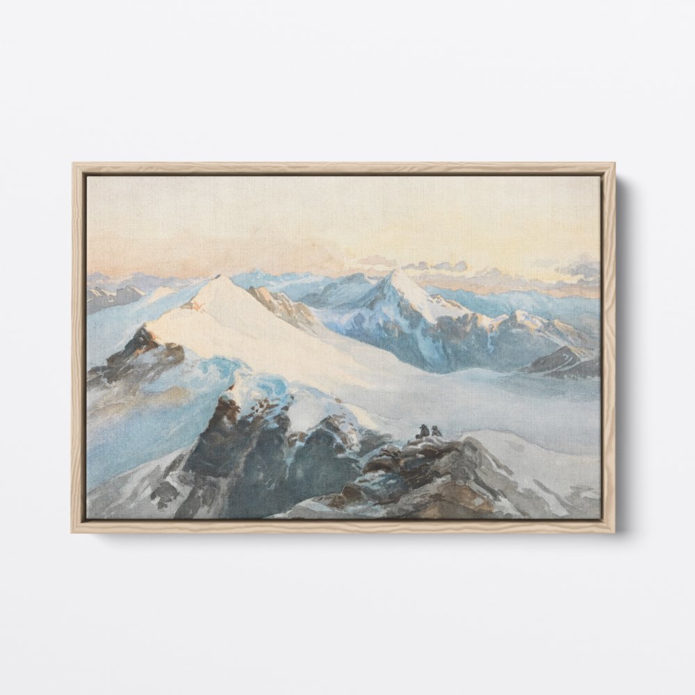 Snowy Summit | Edward Compton | Ave Legato | Canvas Art Prints | Vintage Artwork