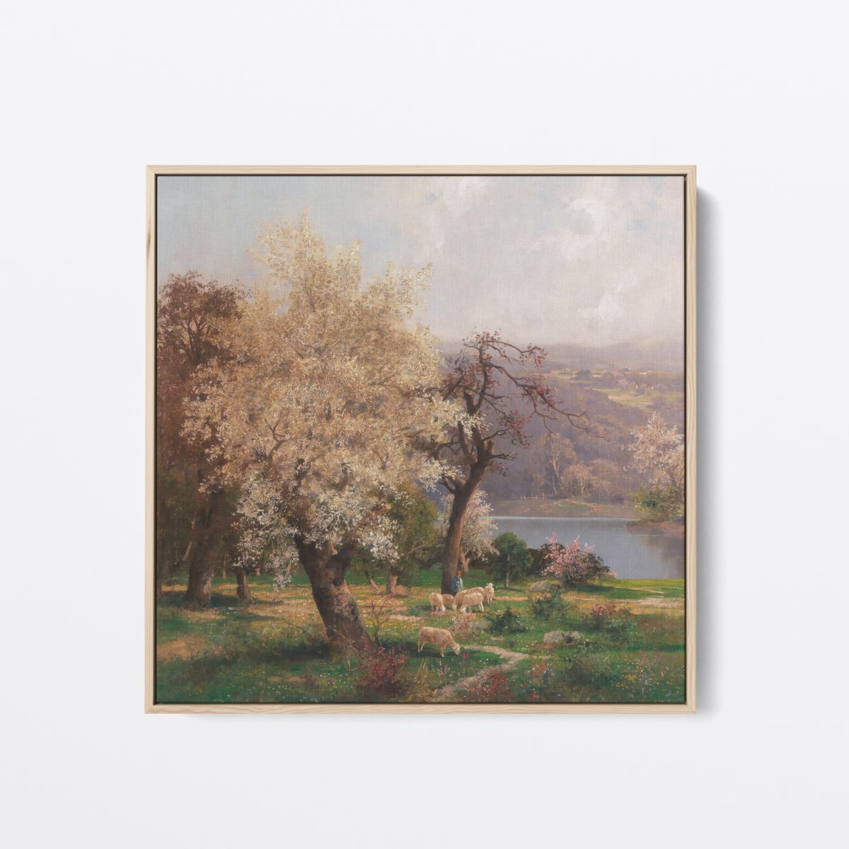 Spring Lake | Adolf Kaufmann | Ave Legato | Canvas Art Prints | Vintage Artwork